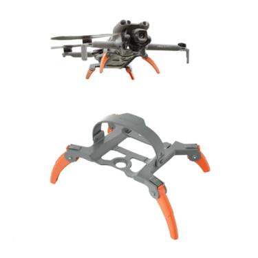 Imagem de YUULNMOP Kit de extensão de trem de pouso, trem de pouso para DJI Mini 5 Pro, pernas estendidas de aranha dobrável, suporte de aumento de altura de 30 mm, protetor de drone de liberação rápida para