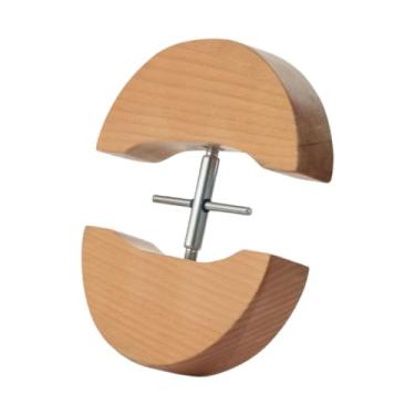 Imagem de KiBcsLic Esticador de chapéu de madeira portátil e universal para todos os tipos de chapéus, incluindo fedoras e chapéus de cowboy, 15.1 X 3.1 X 17.5 Cm