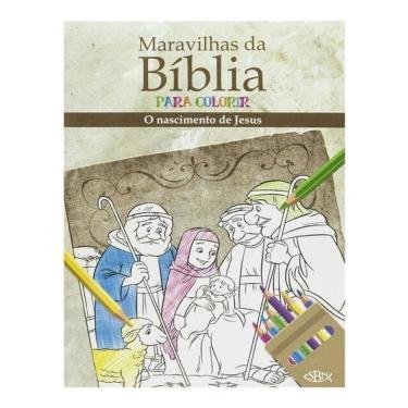 Imagem de Maravilhas Da Bíblia Para Colorir: Nascimento De Jesus, O