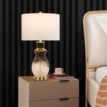 Imagem de Luxo Contemporâneo Lâmpada de Mesa LED Criatividade Americana Sala de Estar Quarto Estudo Villa Hotel Cama Mesa Luz (Estilo 153)