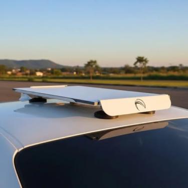 Imagem de SUPORTE VEICULAR STARLINK 3 GEN PADRÃO STANDART CASE BASE EM AÇO PARA ANTENA GERAÇÃO 3 COM 4 IMÃS NEODIMIO EMBORRACHADO CARRO MOTORHOME TRAILER BARCO INTERNET SATÉLITE (Branca)