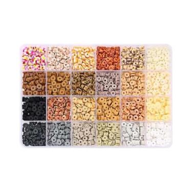 Imagem de Kit De Fazer Pulseiras Com Contas De Argila DIY Para Meninas, 2400 Peç