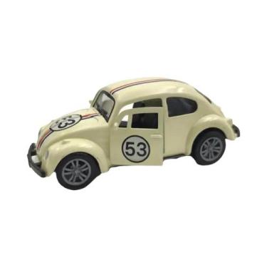 Imagem de Miniatura De Carro Táxi Em Liga Metálica 1:43, Modelo Fusca Clássico D
