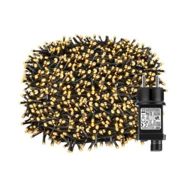 Imagem de Luzes De Cordão LED Solares Para Exterior 10M 20M 30M 50M 100M Lâmpada