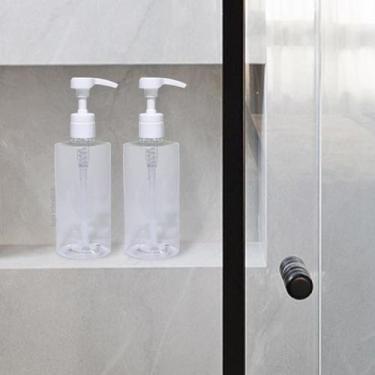 Imagem de 10 Frasco Porta Shampoo Cond Sabonete Liq Válvula Pump 500ml - Idealiz