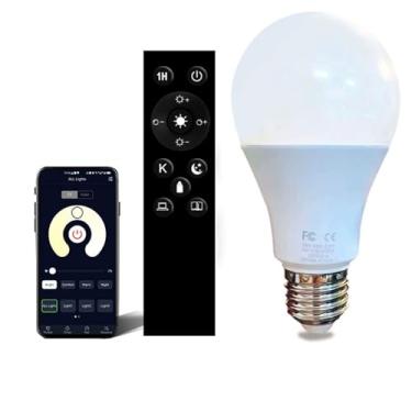 Imagem de Luzes LED com Controle Remoto de Lâmpada Dimmer Infinito e Mudança Cor