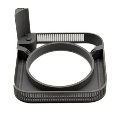 Imagem de Suporte para mac mini M4 2024, suporte de mesa com botão liga/desliga superior, impressão 3D, suporte para computador, botão liga/desliga fácil, suporte horizontal (cinza)
