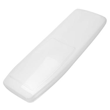 Imagem de Angoily Capa protetora para controle remoto de TV, ar-condicionado, controle remoto, pele de silicone, flexível, design elástico, fácil acesso à bateria, transparência para facilitar