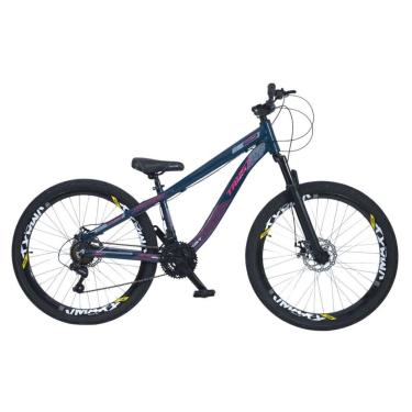 Imagem de Bicicleta Aro 26 Trust 21V Freerider Ravage Cambio Shimano Tipo Flame-Unissex