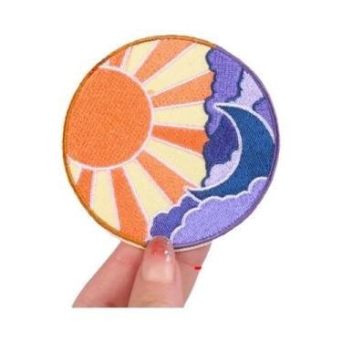 Imagem de Adesivo Bordado Para Camping Ao Ar Livre, Patch De Ferro Para Roupas D