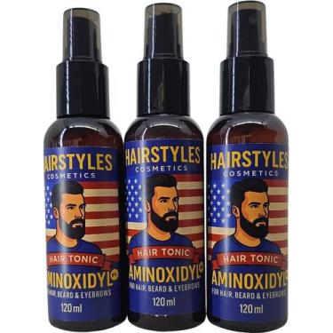 Imagem de Kit 3 Tonicos Aminoxidyl Crescimento Capilar 360ml Cavier - Cavier Cos