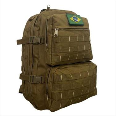 Imagem de Mochila tática Camping Militar 50 Litros resistente a agua assalt acam