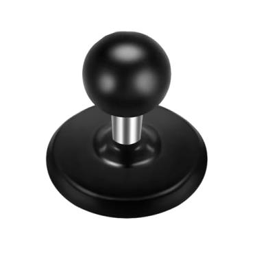 Imagem de YIMINGYINUO Base esférica adesiva flexível com esfera de 2,5 cm compatível com suportes RAM braço de soquete duplo tamanho B, adaptador de cabeça esférica de 2,5 cm para base de ventosa de carro para