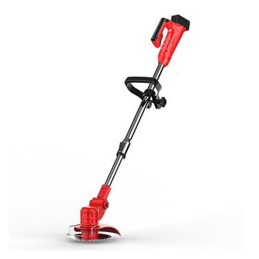 Imagem de Aparador de grama elétrico sem fio, cortador elétrico Cortador de lítio multifuncional pequeno cortador de lítio portátil doméstico Artefato de capina recarregável Leve baixo ruído Fácil de usar (co