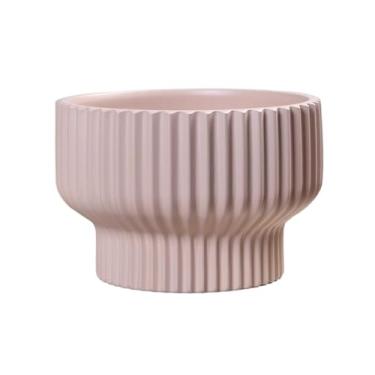 Imagem de Vasos de plantas Vasos de cerâmica simples são adequados para o plantio orquídeas, babosa e cactos