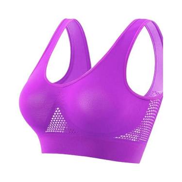 Imagem de Sutiã Esportivo Feminino De Alta Intensidade À Prova De Choque Anti-qu