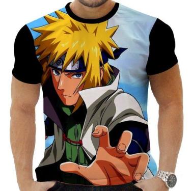 Imagem de Camiseta Camisa Personalizada Anime Naruto Minato Hd 03 - Zahir Store,