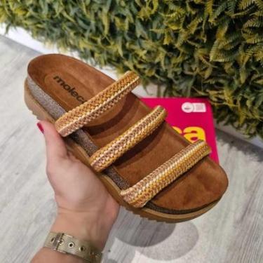 Imagem de Sandália Papete Moleca Tiras de Corda 5500.110-Feminino