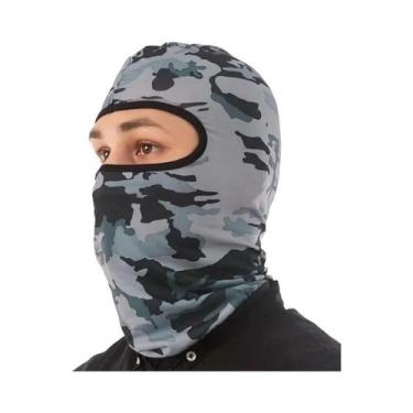 Imagem de Máscara Facial Unissex Respirável De Seda Gelada Com Proteção Solar Pa