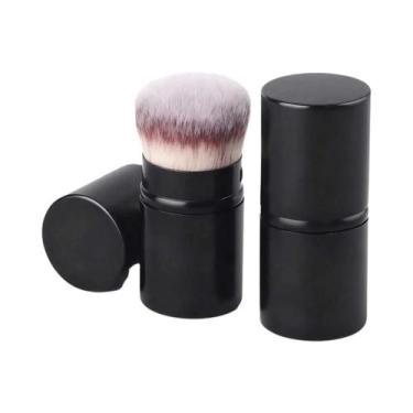 Imagem de Pincel De Maquiagem Profissional Retrátil Ultra Macio Com Cerdas Sinté