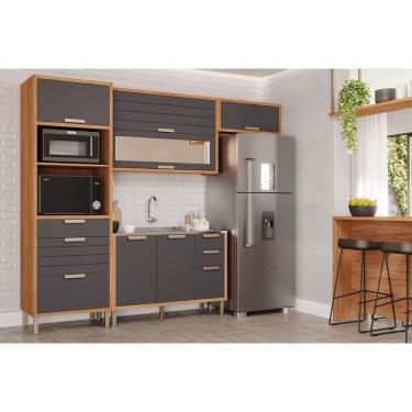 Imagem de Kit Modulado MGM 4 Peças Eloise C4P256 Cinamomo/Titanium