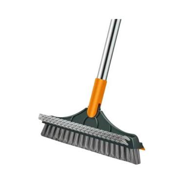 Imagem de Escova Mágica 3 Em 1 Com Cabo Longo Para Limpeza De Piso, Escova De Aç