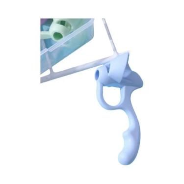 Imagem de Suporte De Lápis De Silicone Para Crianças Com Cinco Dedos Para Auxíli