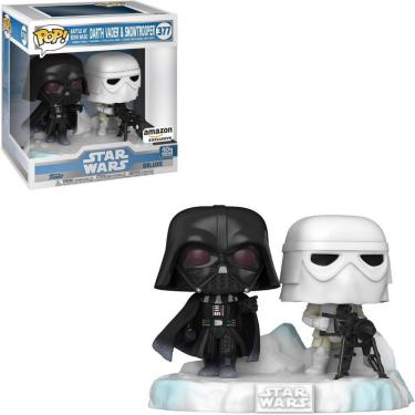 Imagem de Funko Pop Star Wars 377 Darth Vader e Snowtrooper Battle at Echo Base