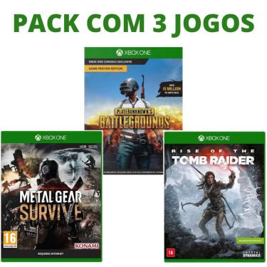 Imagem de Metal Gear Survive + PUBG + Rise Of The Tomb Raider - Xbox One