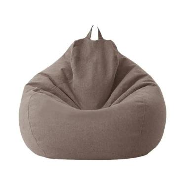 Imagem de Capa Grande De Algodão E Linho Para Puff, Poltrona De Canto, Cadeira P