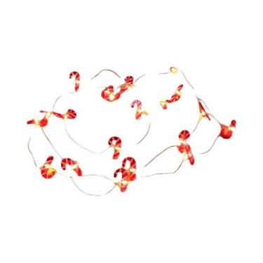 Imagem de Luzes De Natal Com 20 LEDs E 2M, Alimentadas Por Bateria, Guirlanda De