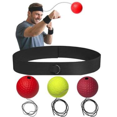 Imagem de Bola Treinamento Soco Luta Reflexo Boxe Muay Thai Kickboxing Velocidad