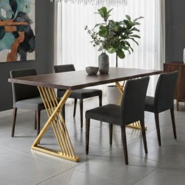 Imagem de Base De Mesa Francis Para Tampos De Madeira Até 1,80 X 0,90m - Loja da