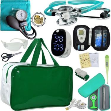 Imagem de Kit Enfermagem Premium Basico - Love Saude, VERDE INCOTERM