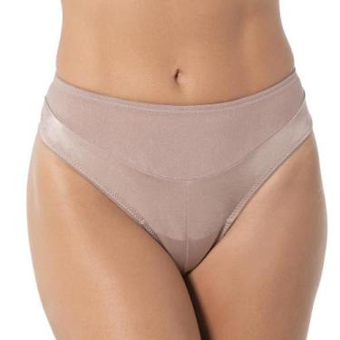 Imagem de Calcinha Cinta DeMillus Lucilia 46024 Fio Dental, Bege rosado, M