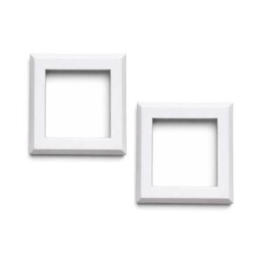 Imagem de Canopla Nylon Acabamento Tubo Corrimão Guarda Corpo Quadrada 50x50mm 2