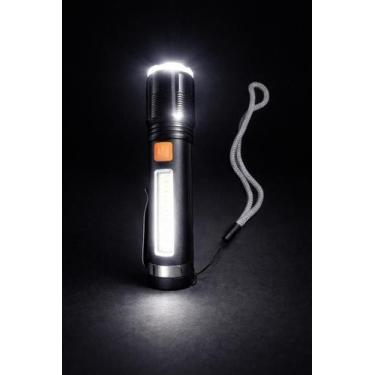 Imagem de Lanterna Tática Led Recarregável Usb 6W Alcance 500M 1500Lm - Bomvink