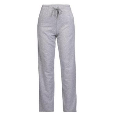 Imagem de Calça Moletom Feminina Desayner Básica Cinza Mescla-Feminino