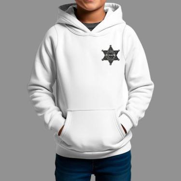 Imagem de Moletom Canguru Infantil Basico Moda Country Inverno Capuz e Bolso She