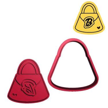 Imagem de Cortador Marcador Bolsa Fashion Moda Barbie - DOCEIMPRESSO,  6cm
