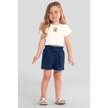 Imagem de Conjunto infantil menina floral Mundi, 1, Natural