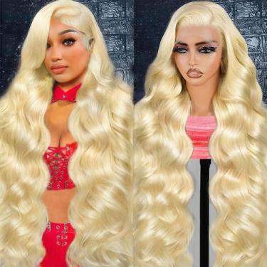 Imagem de Peruca Shciyair 32cm, 613, cabelo humano loiro, 200 densidades, renda 