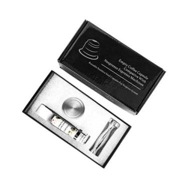 Imagem de Cápsulas De Café Reutilizáveis De Aço Inoxidável Nespresso, Filtros Re