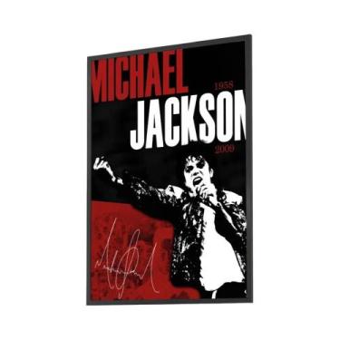 Imagem de Pôster Retrô Michael Jackson Adesivo De Papel Kraft DIY Arte Estética 
