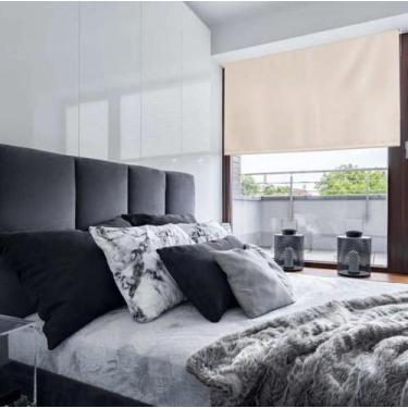 Imagem de Persiana Roller Evolux Nouvel Blackout 1.60x1.60m Creme