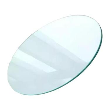 Imagem de Tampo De Mesa De Vidro 70cm Redondo Temperado Incolor 6mm - Vitral Hom