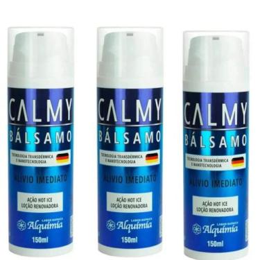 Imagem de Calmy Bálsamo 150ml Loção AnaLGésica Alquímia kit c/3 - Alquimia