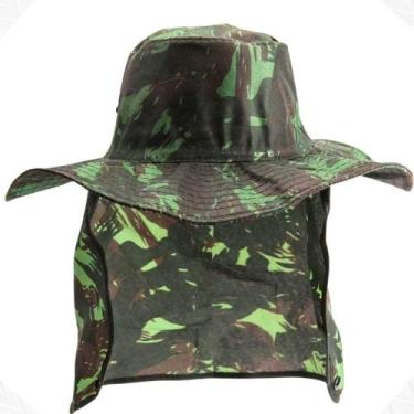 Imagem de Kit 10 Chapéus Australianos Camuflados Pescador Pesca Sol Proteção Nuc