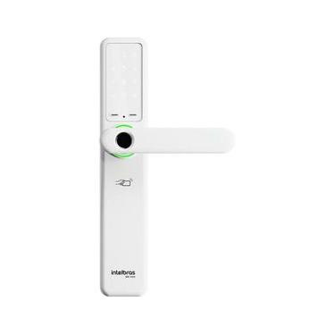 Imagem de Fechadura Inteligente de Embutir com Biometria IFR 7000 Prata Intelbras
