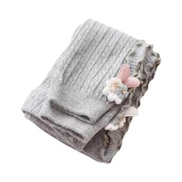 Imagem de Meias-calças De Malha Para Meninas, Leggings Quentes Para Outono E Inv